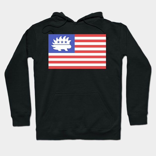 Funny United States Election Libertarian Party Hoodie by Wizardmode